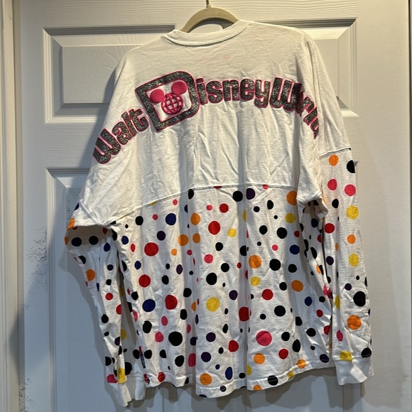 Walt Disney World Rock The Dots Sassy Minnie Mouse Spirit Jersey XL - Picture 6 of 8